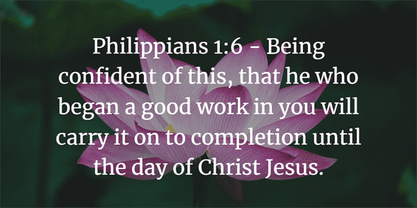 Philippians 1:6 Bible Verse