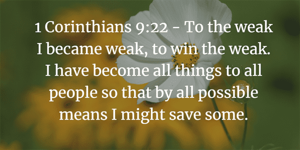1 Corinthians 9:22 Bible Verse