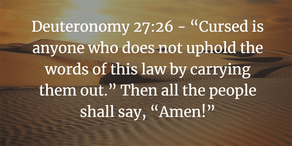Deuteronomy 27:26 Bible Verse