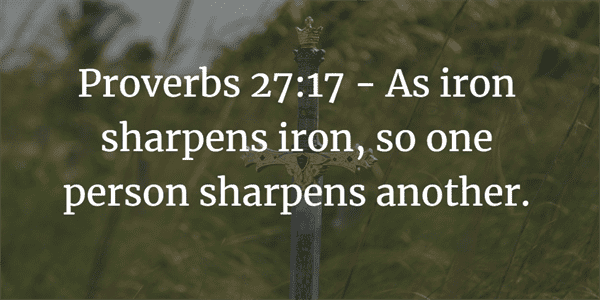 Proverbs 27:17 Bible Verse