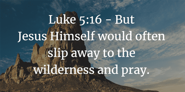 Luke 5:16 Bible Verse