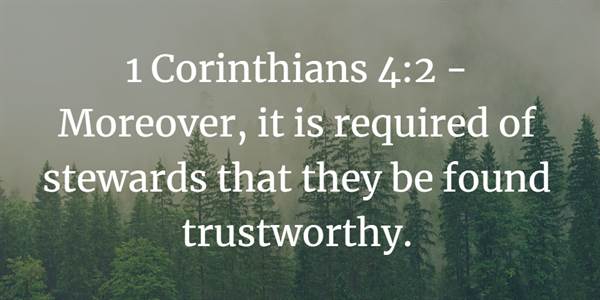 1 Corinthians 4:2 Bible Verse