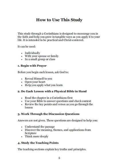 Study 2nd Corinthians: 28 Lessons From Paul's Most Personal Letter - Image 4