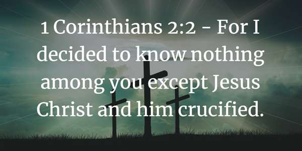 1 Corinthians 2:2 Bible Verse
