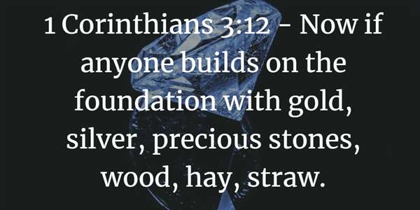 1 Corinthians 3:12 Bible Verse