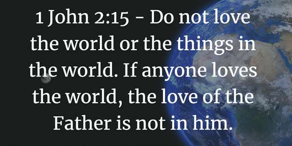 1 John 2:15 Bible Verse
