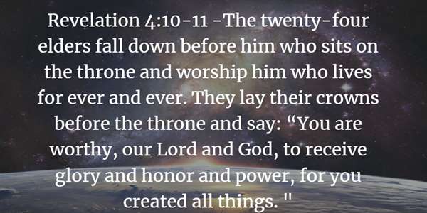 Revelation 4:10-11 Bible Verse