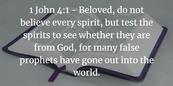 1 John 4:1 Bible verse