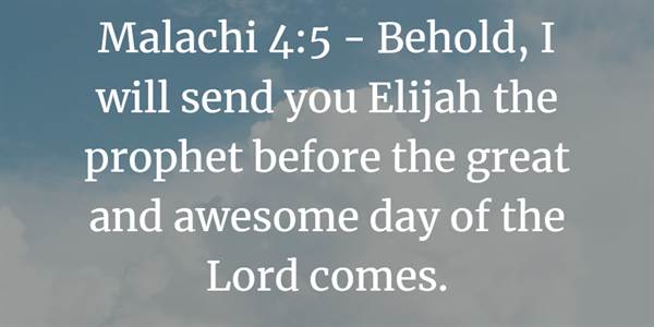 Malachi 4:5 Bible verse