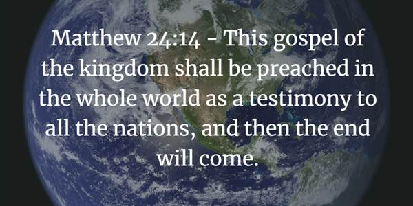 Matthew 24:14 Bible verse