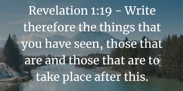 Revelation 1:19 Bible verse