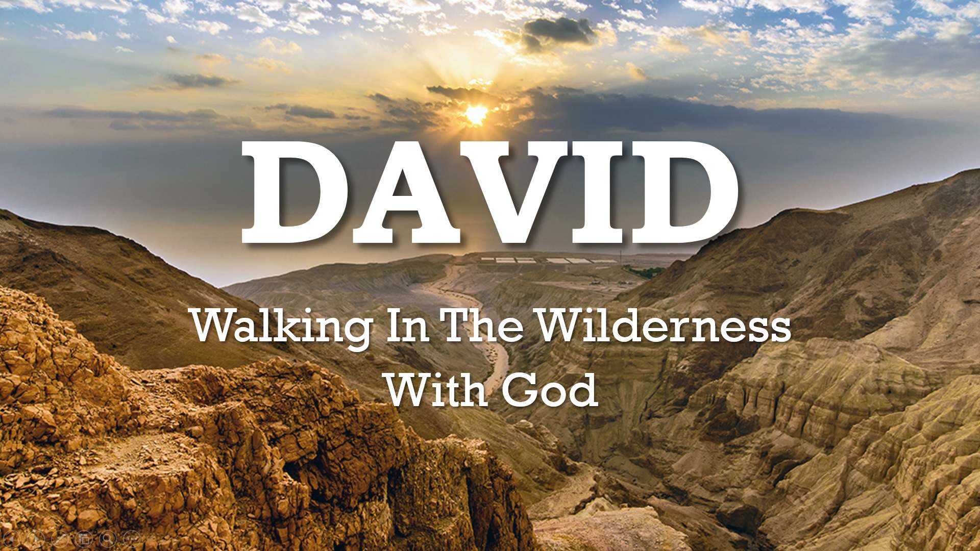 David Walking In the Wilderness