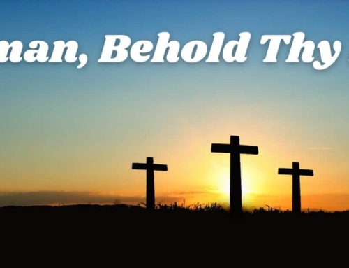 Jesus Saying on the Cross – Woman, Behold Thy Son