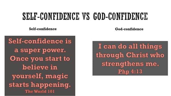 Self-confidence Vs. God-confidence